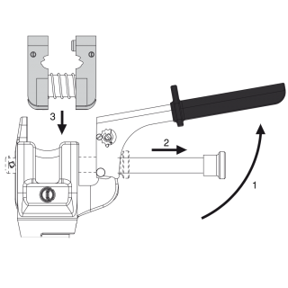 Hydraulické rezacie náradie na trakčné vedenia RH-TFC