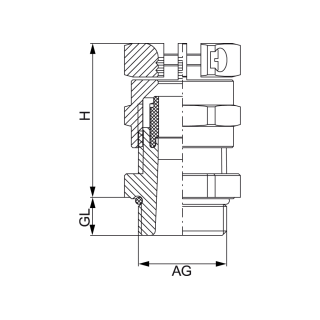 HSK-K-MZ-Ex vývodky s prídavným uchytením proti namáhaniu