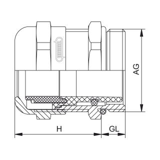 Kovové vývodky radu HSK-M-EMV-Ex