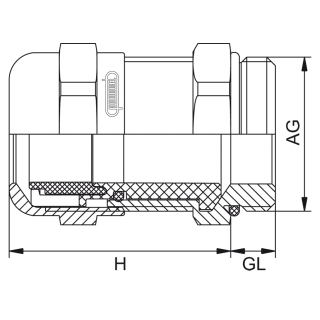 Kovové vývodky radu HSK-M-EMV-D-Ex