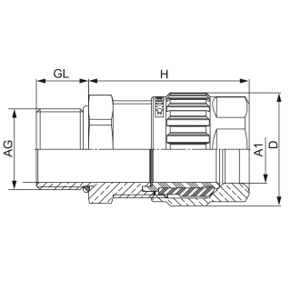 EXIOS + A2F Poniklovaná mosadz a Mosadzné vývodky do výbušného prostredia
